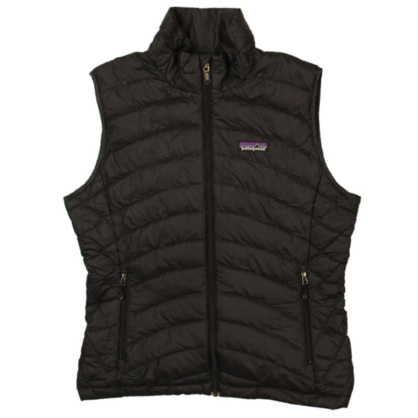 Patagonia 90's Vest Sleeveless Full Zip Up Gilet XSmall Black