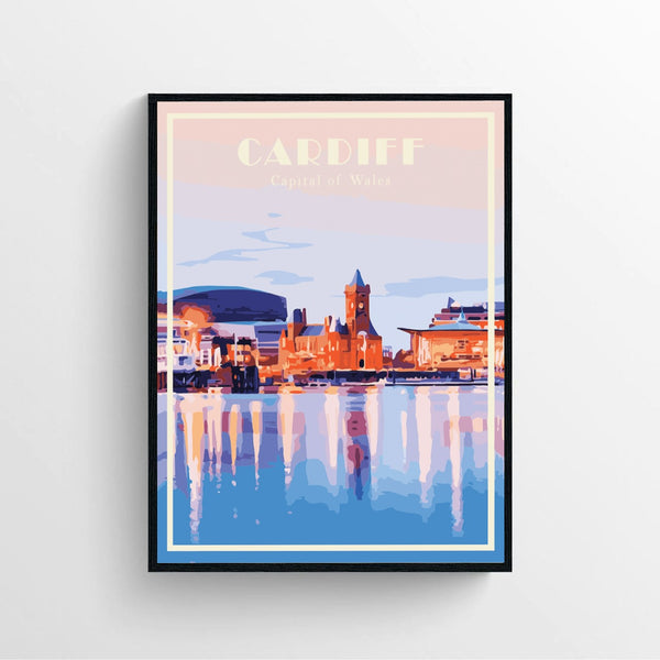 CARDIFF Travel Poster