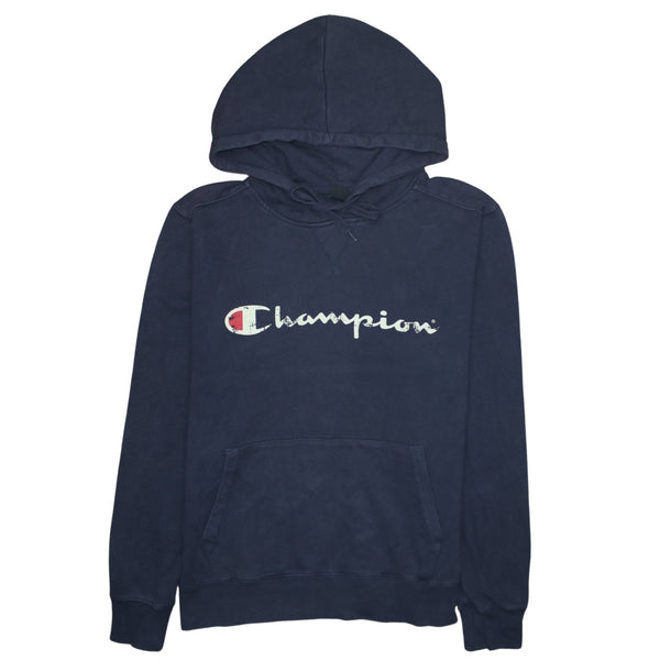 Champion   Hoodie Medium Navy Blue