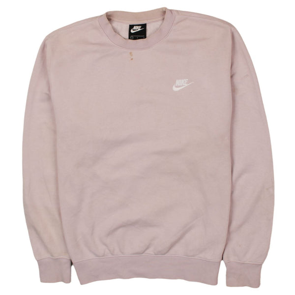 Nike 90's Swoosh Crew Neck Sweatshirt Small Pink