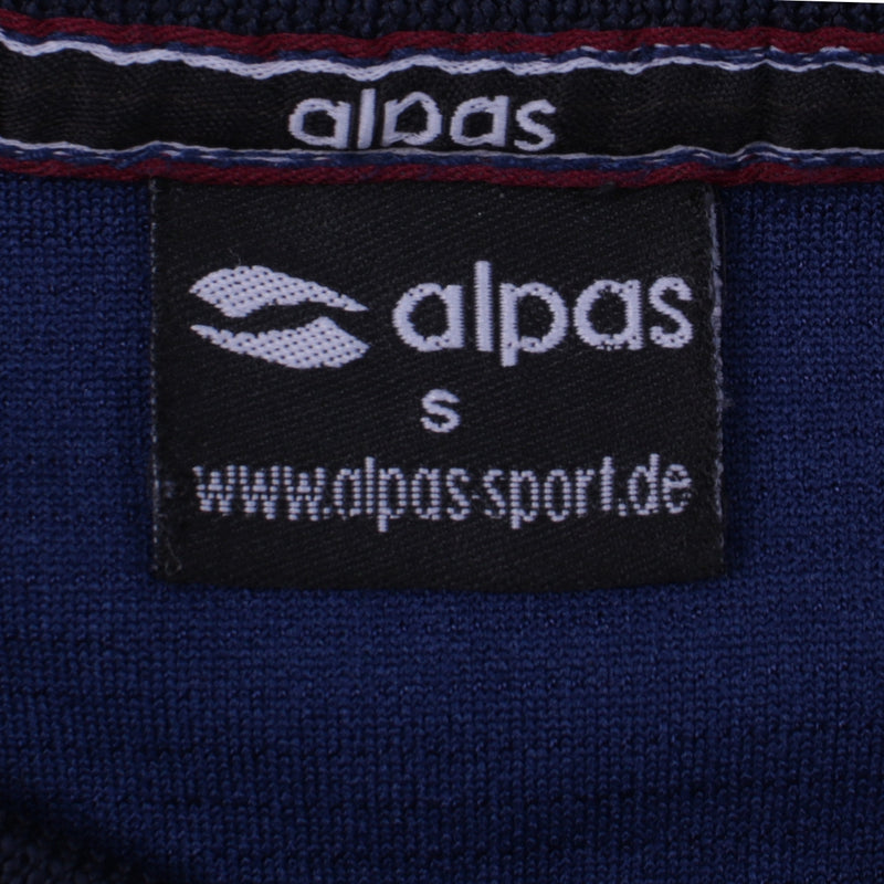 Alpas 90's Sportswear Crew Neck Sweatshirt Small Navy Blue