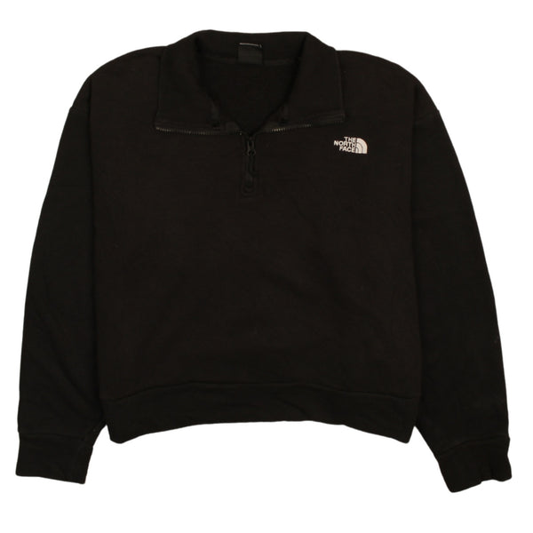 The North Face 90's Lightweight Quater Zip Sweatshirt Large Black