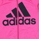 Adidas 90's Spellout Zip Up Windbreaker Large Pink