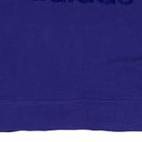 Adidas 90's Spellout Crewneck Sweatshirt Large Navy Blue