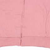 Umbro 90's Spellout Zip Up Hoodie Medium Pink