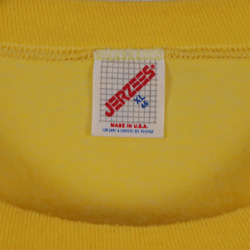 Jerzees 90's Short Sleeve Crewneck T Shirt XLarge Yellow