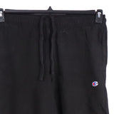 Champion 90's Drawstring Elasticated Waistband Joggers / Sweatpants Medium Black