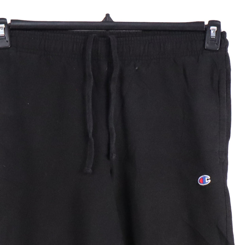 Champion 90's Drawstring Elasticated Waistband Joggers / Sweatpants Medium Black