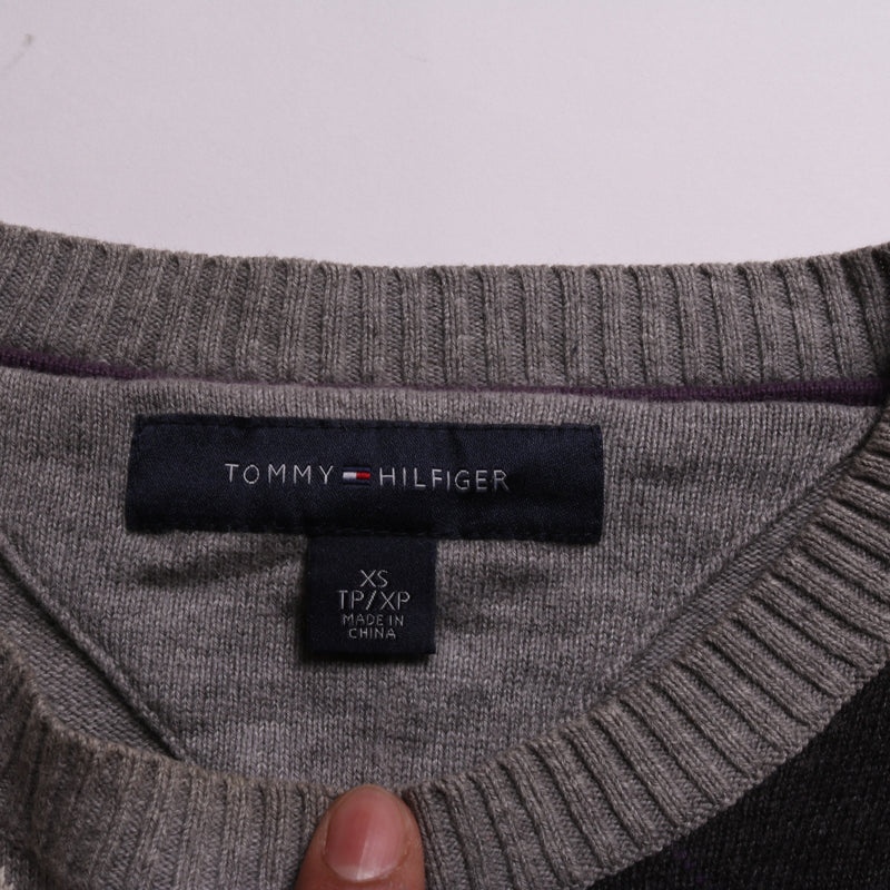 Tommy Hilfiger  Prep Crewneck Knitted Jumper / Sweater XSmall Grey