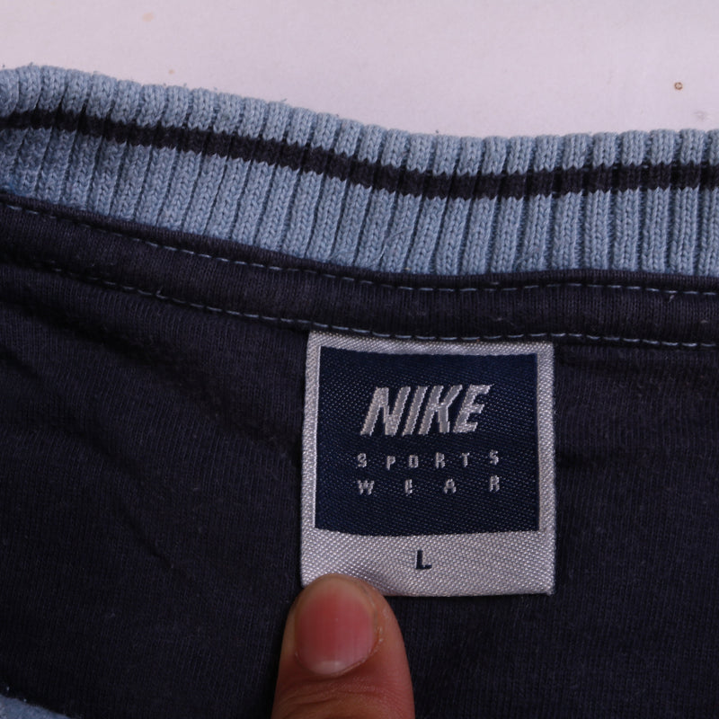 Nike  Heavyweight Crewneck Sweatshirt Large Navy Blue