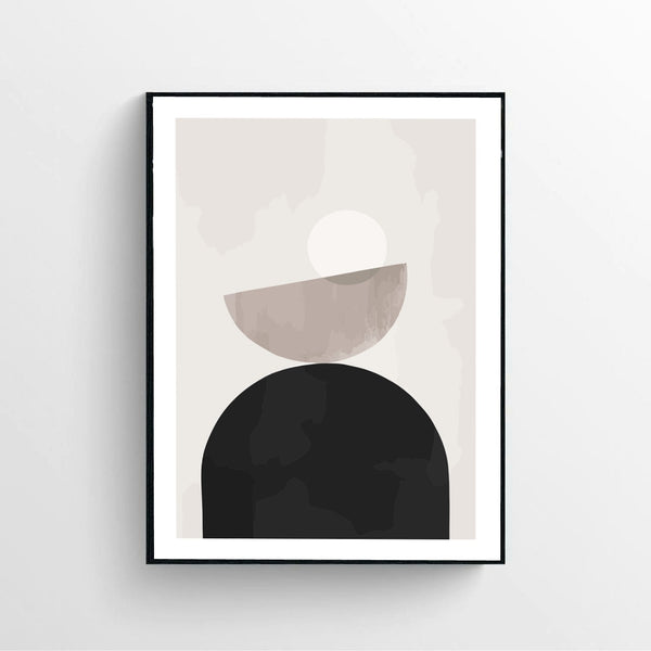 Graphic Shapes No4 Poster