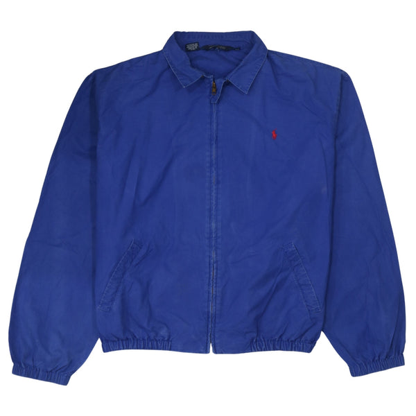 Polo Ralph Lauren 90's Lightweight Full Zip Up Windbreaker XLarge Blue