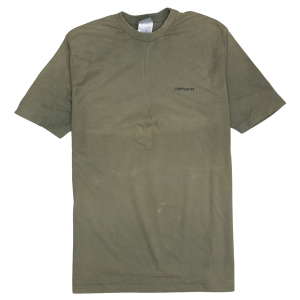 Carhartt 90's Short Sleeves Crew Neck T Shirt XLarge Green