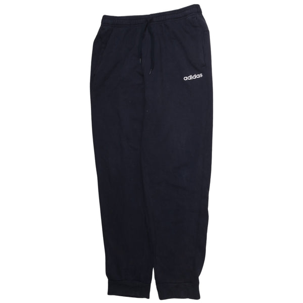 Adidas 90's Elasticated Waistband Drawstrings Joggers / Sweatpants Medium Navy Blue