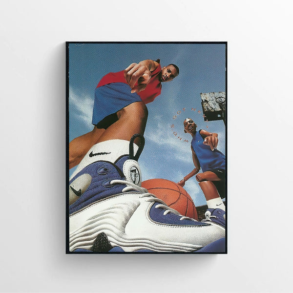 vintage nike basketball poster