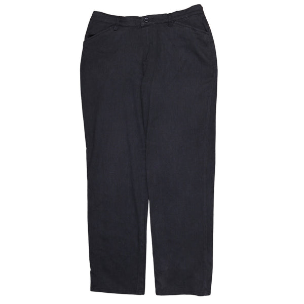 Lee 90's Straight Leg Baggy Trousers / Pants 33 Black