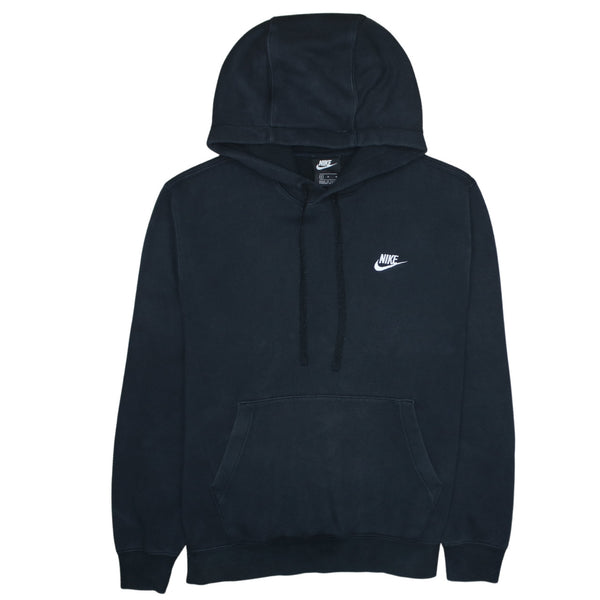 Nike 90's Swoosh Pullover Hoodie Medium Black