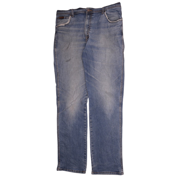 Wrangler 90's Straight Leg Baggy Trousers / Pants 38 Blue