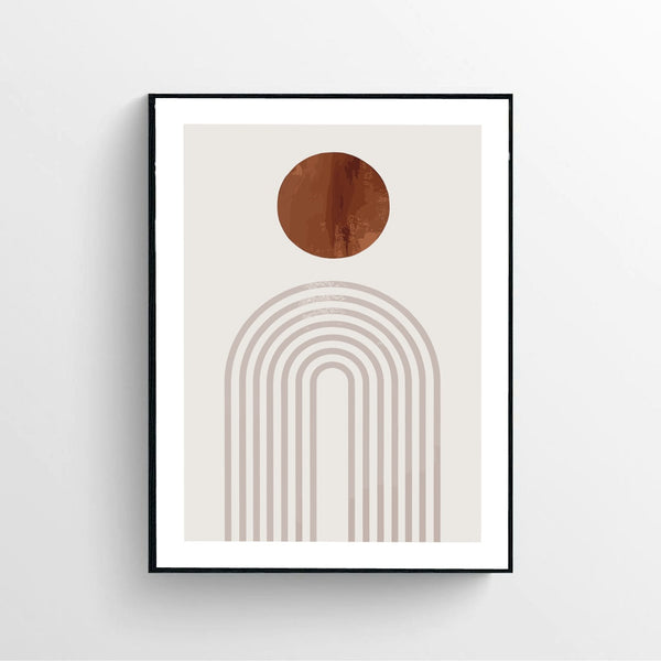 Graphic Shapes No1 Poster