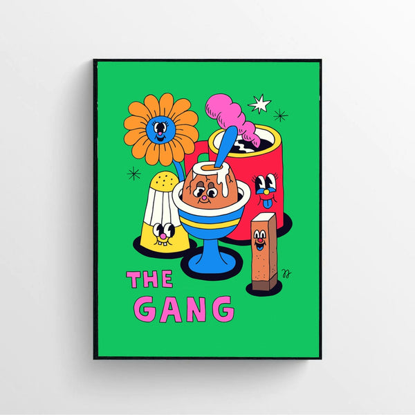 FOOD RELATED ILLUSTRATIONS  poster