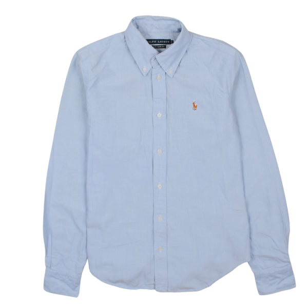 Polo Ralph Lauren 90's Long Sleeves Button Up Shirt XSmall (missing sizing label) Blue