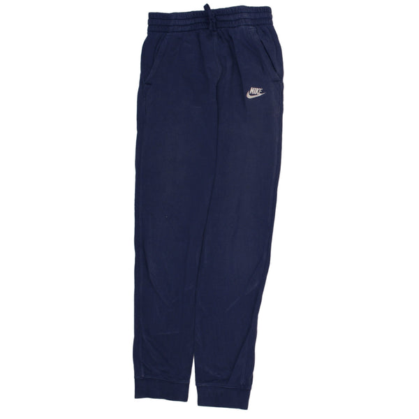 Nike 90's Swoosh Straight Leg Baggy Joggers / Sweatpants 26 Navy Blue