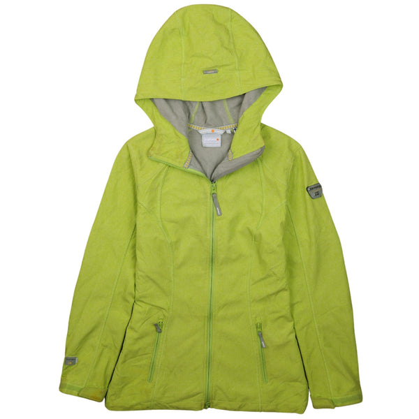 Icepeak 90's Hooded Full Zip Up Windbreaker XSmall (missing sizing label) Green