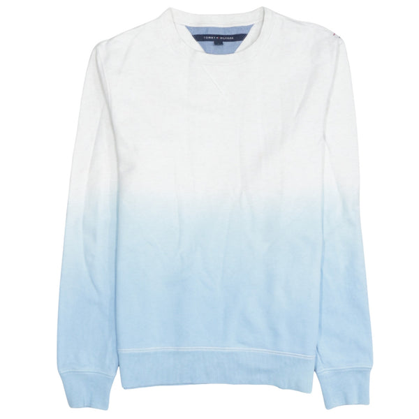 Tommy Hilfiger 90's Plain Crew Neck Sweatshirt Medium Blue
