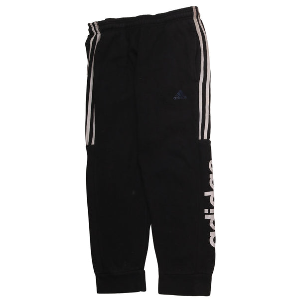 Adidas 90's Elasticated Waistband Drawstrings Joggers / Sweatpants Large Black