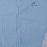 Adidas 90's Hooded Full Zip Up Windbreaker XXXXLarge (4XL) Blue