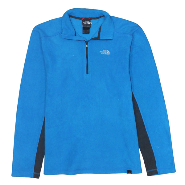 The North Face 90's Hiking Warm Quarter Zip Fleece Jumper Medium Blue