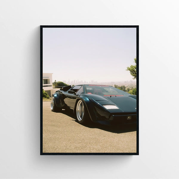 Lamborghini Countach Print Poster