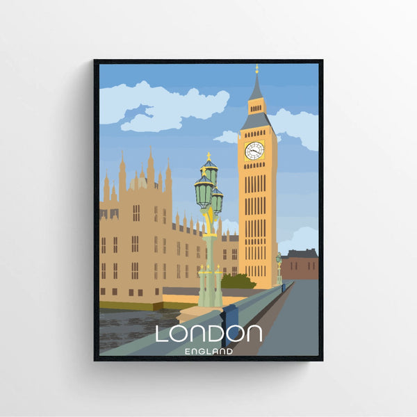 London travel poster