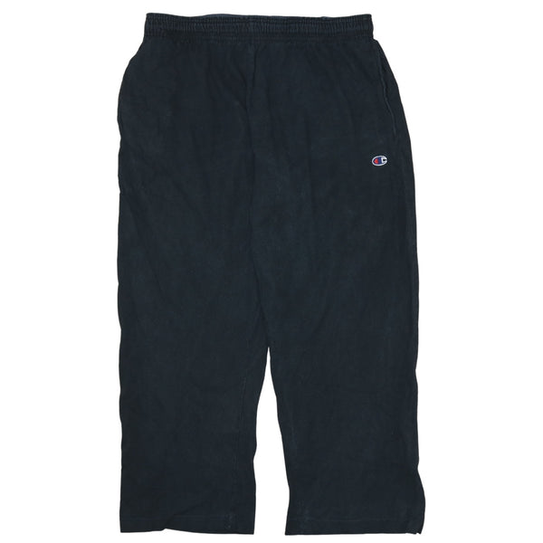 Champion Black Trousers Men’s XLarge Small C Logo Elastic Waist Casual Pants
