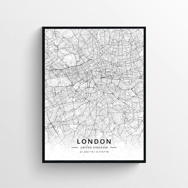 London World City Map Poster