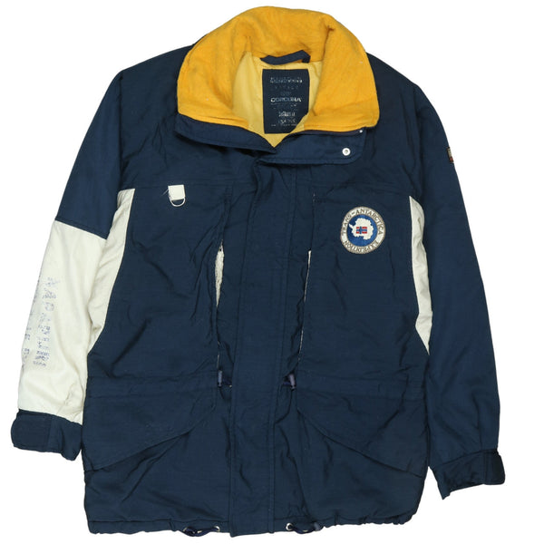 Napapijri 90's Lightweight Full Zip Up Windbreaker XLarge (missing sizing label) Navy Blue