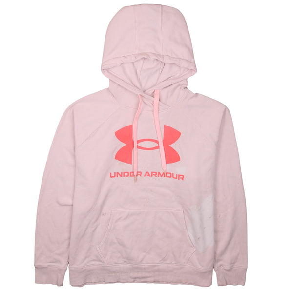 Under Armour 90's Spellout Pullover Hoodie XXLarge (2XL) Pink