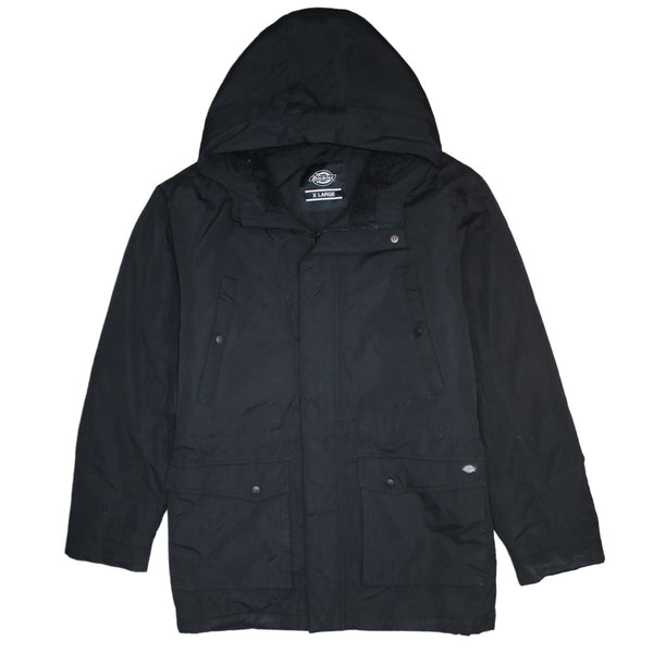 Dickies 90's Hooded Full Zip Up Windbreaker XLarge Black
