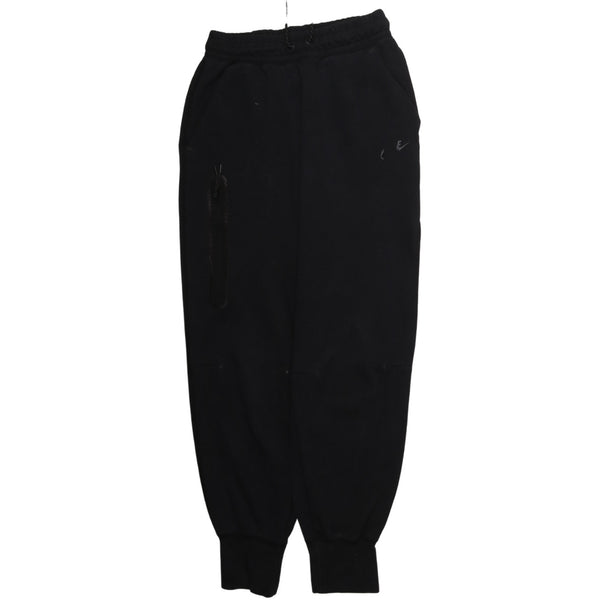 Nike 90's Swoosh Elasticated Waistband Drawstrings Joggers / Sweatpants Small Black