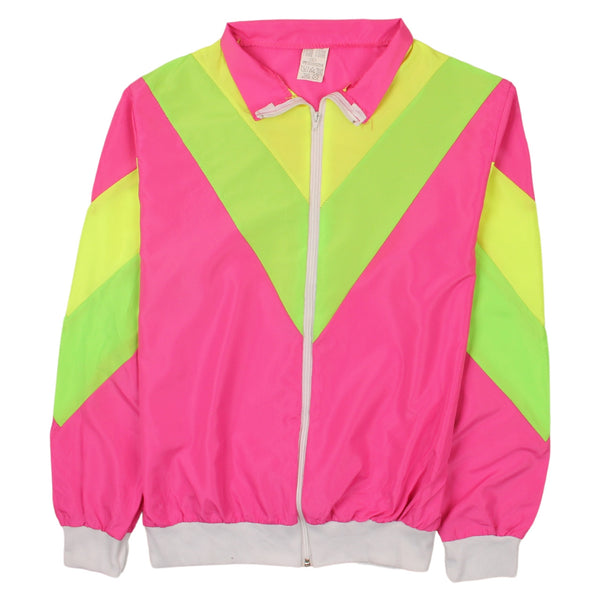 Coda 90's Lightweight Full Zip Up Windbreaker XLarge Pink