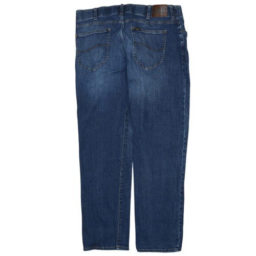 Lee 90's Blue Straight Leg Baggy Denim Jeans Men's Size 36 Vintage