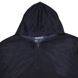 Reebok 90's Sportswear Quater Zip Hoodie XXXXXXLarge (6XL) Black