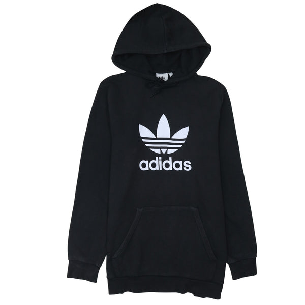 Adidas 90's Spellout Pullover Hoodie Medium Black
