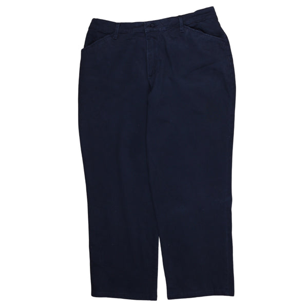 Lee 90's Straight Leg Baggy Trousers / Pants 34 Blue