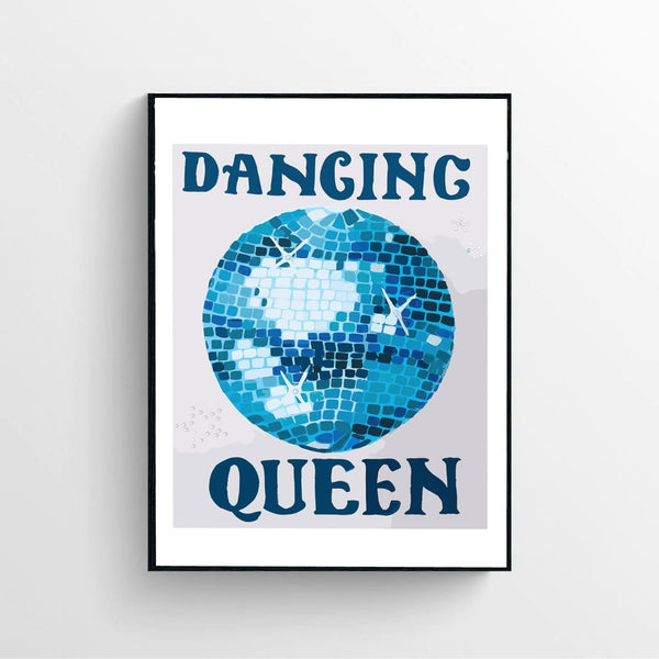 Dancing Queen Music print poster