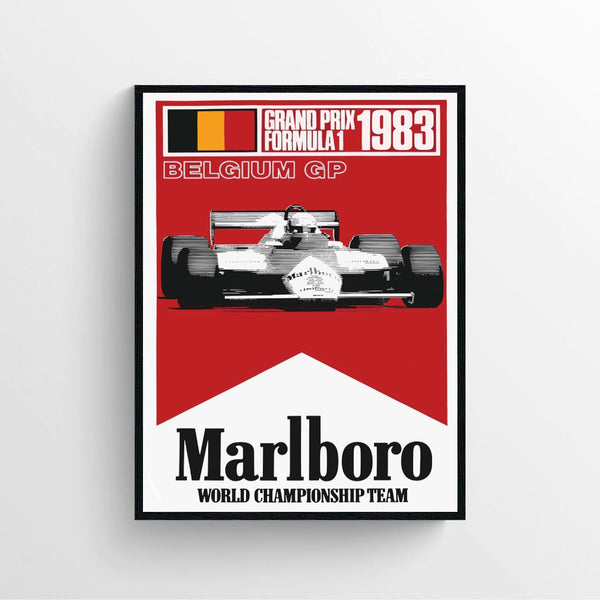 MARLBORO McLAREN F1 BELGIAN  Poster