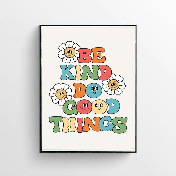 Be Kind  Greeting Card Poster