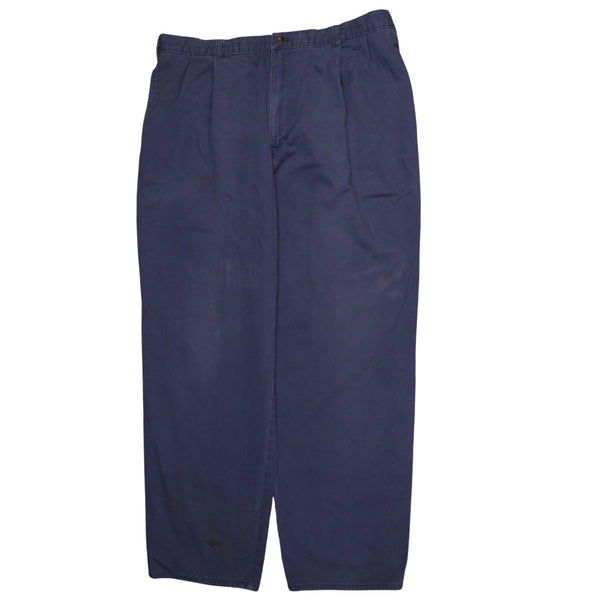 Dockers 90's Straight Leg Baggy Trousers / Pants 40 Blue