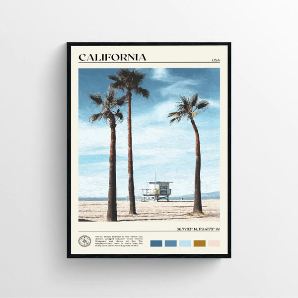 Santa Monica California Poster