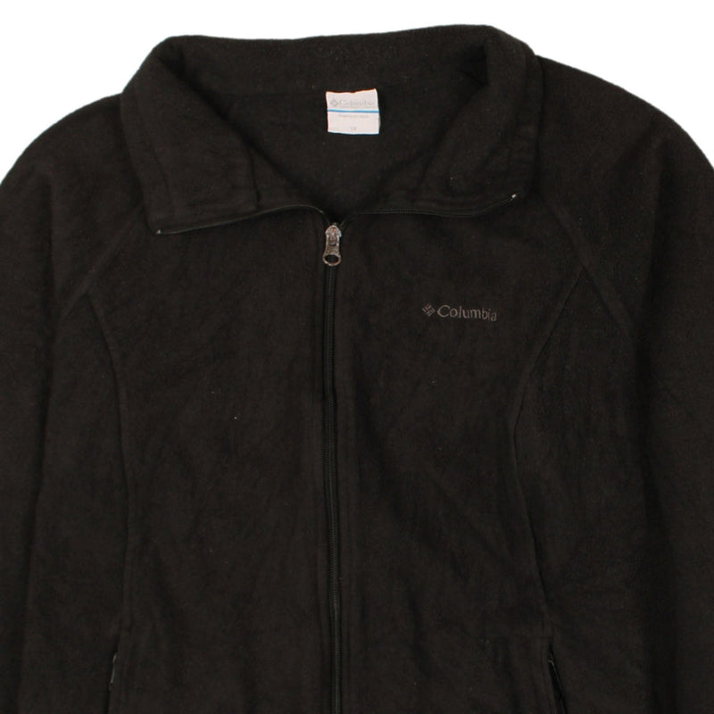 Columbia 90's Full Zip Up Fleece Jumper XLarge Black